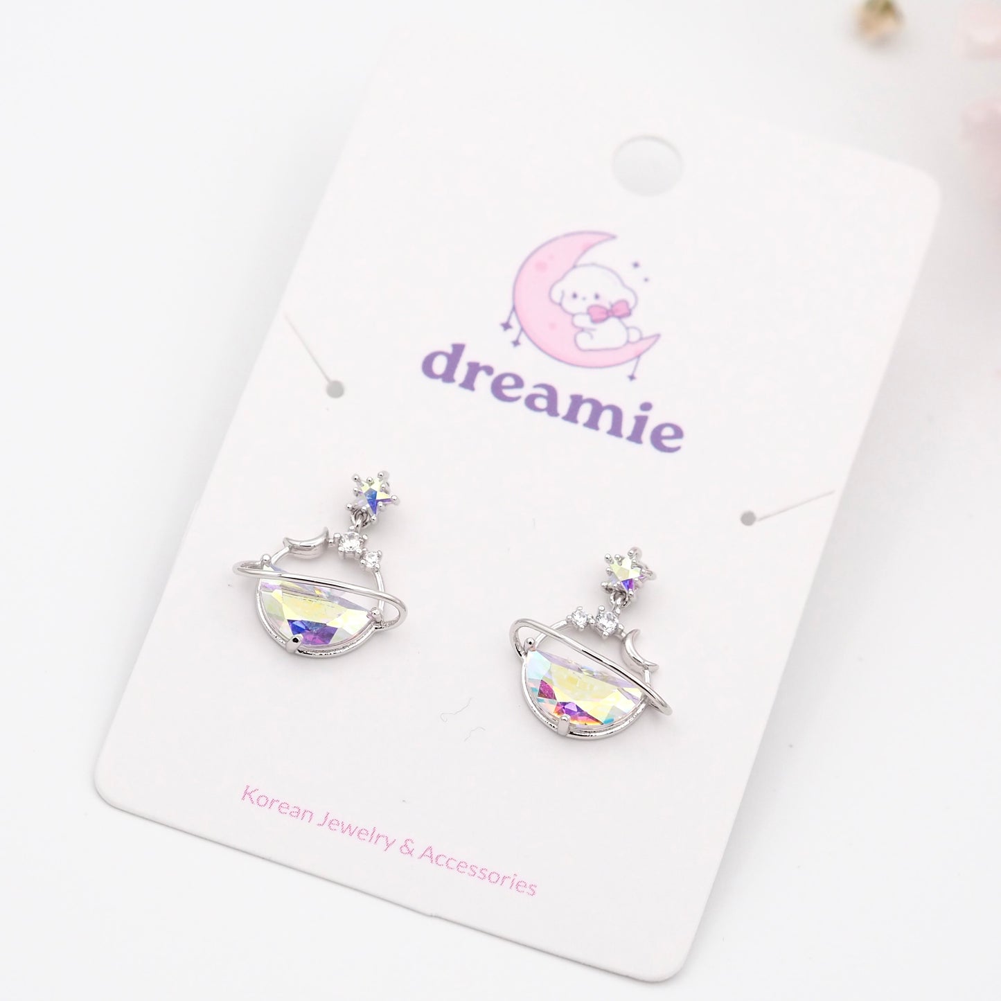 Crystal Luna Earrings