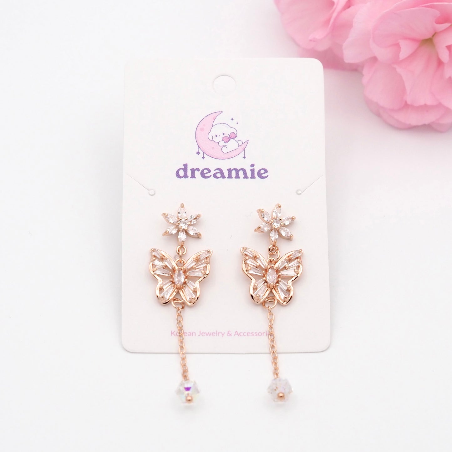Shimmering Butterfly Earrings