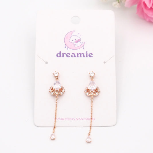 Cubic Drop Earrings