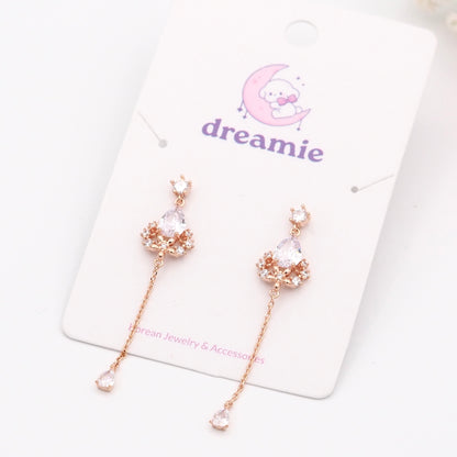 Cubic Drop Earrings