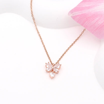 Butterfly Drop Necklace