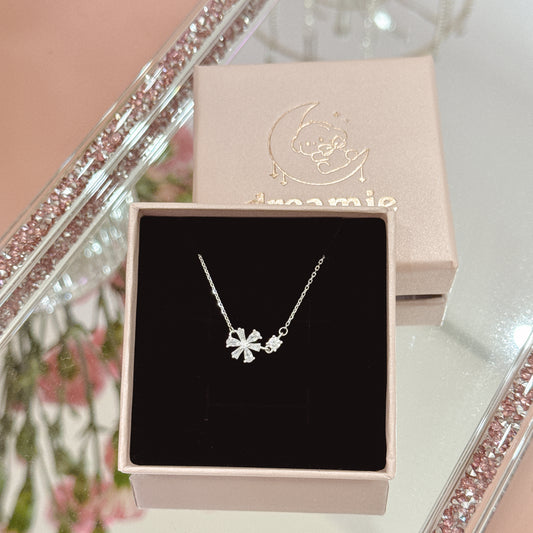 925 Silver Dream Chain Bloom Necklace