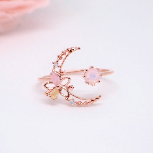 Twinkle Moon Ring