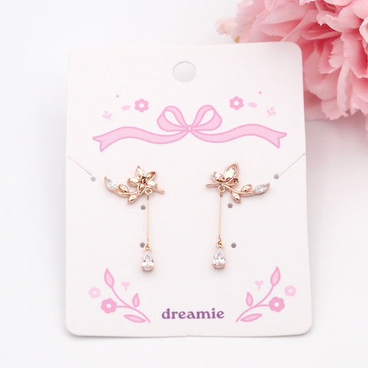 Petal Lattice Drops Earrings