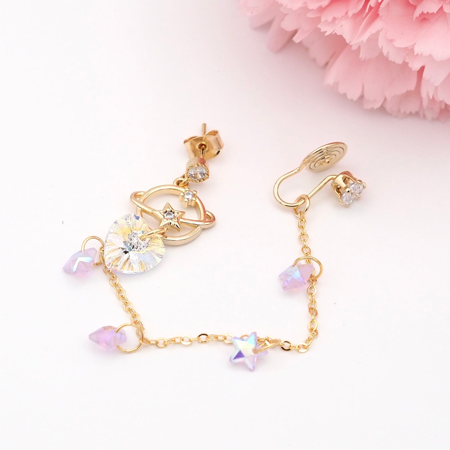 Cosmic Sweetheart Ear Cuff