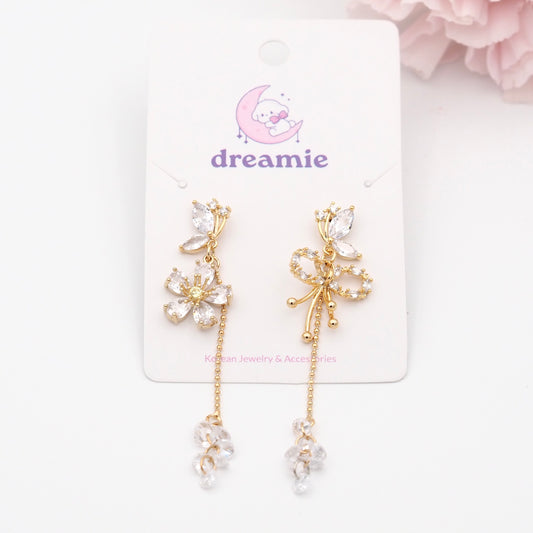 Fluttergem Earrings