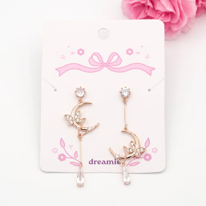 Nightfall Wing Earrings - Rose gold
