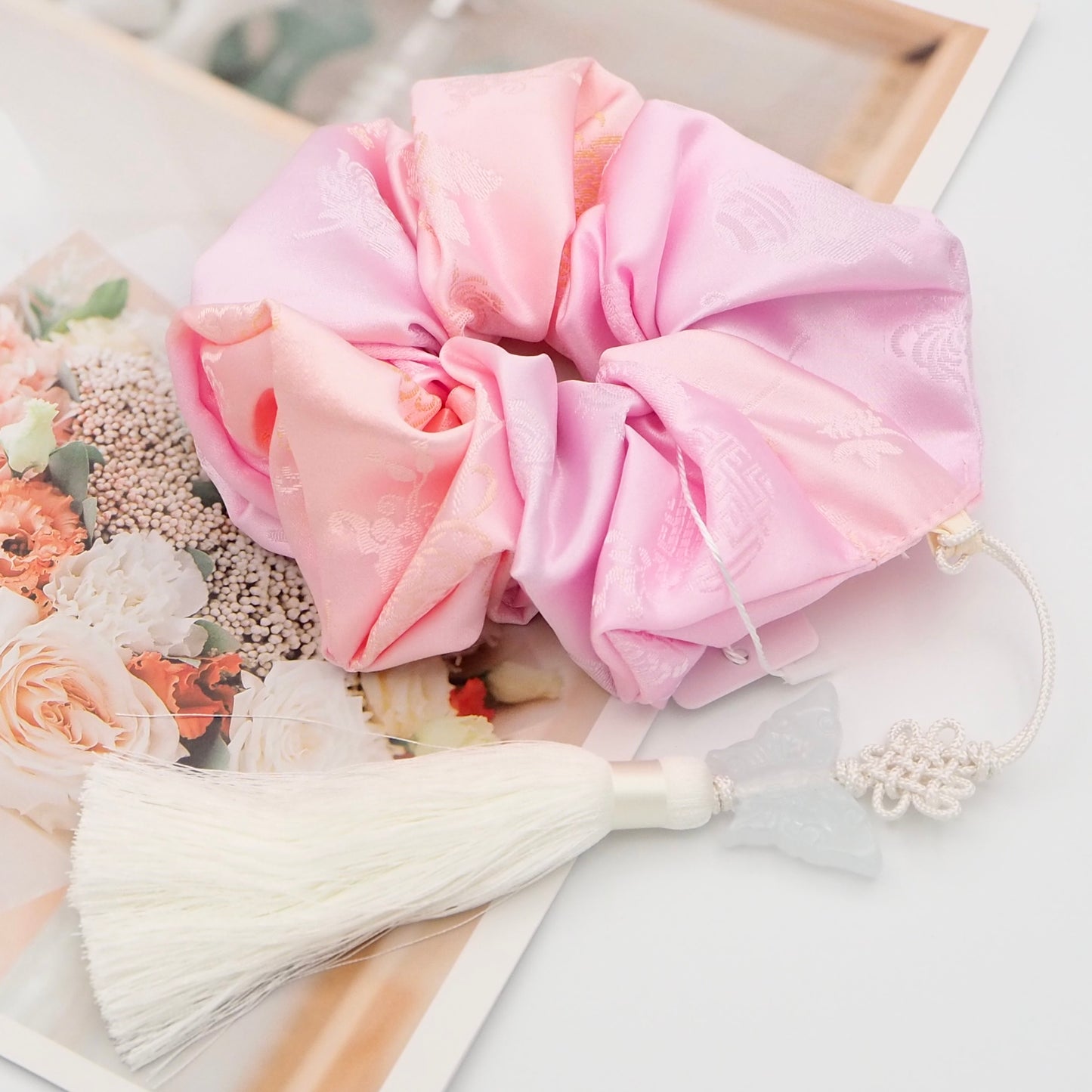Hanbok Scrunchie with Norigae