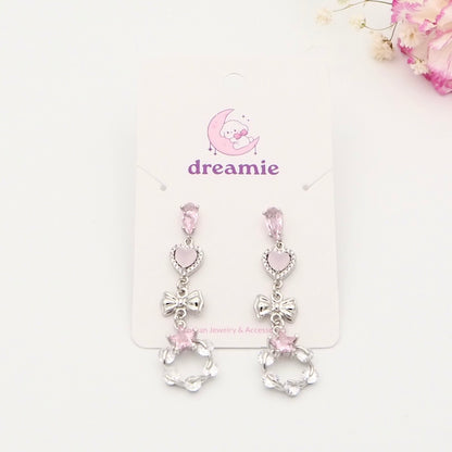 Kitty Charm Drops Earrings