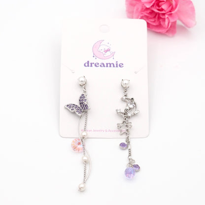 Violet Flight Earrings