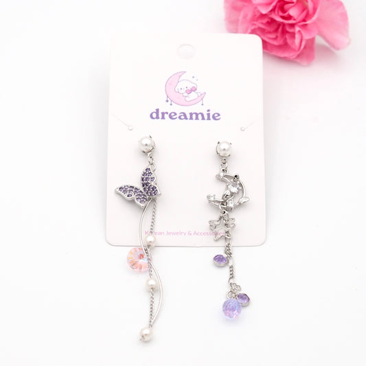 Violet Flight Earrings