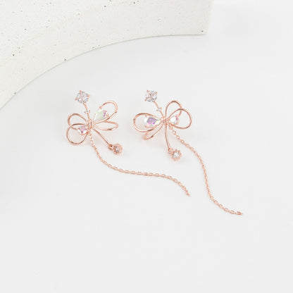 Ribbon Drops Earrings