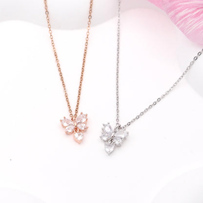 Butterfly Drop Necklace