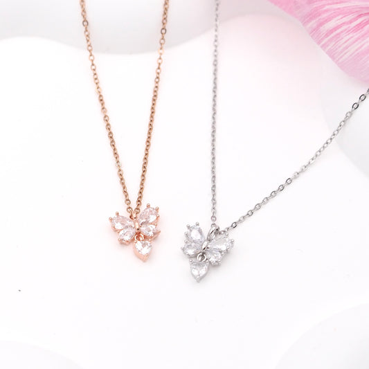 Butterfly Drop Necklace