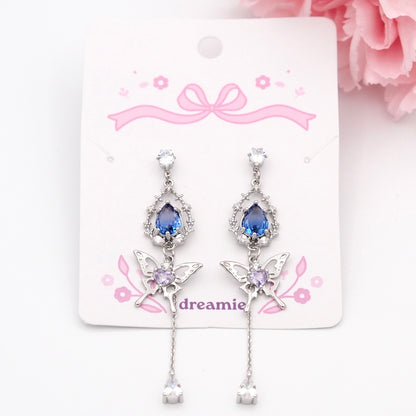 Crystal Flutter Earrings