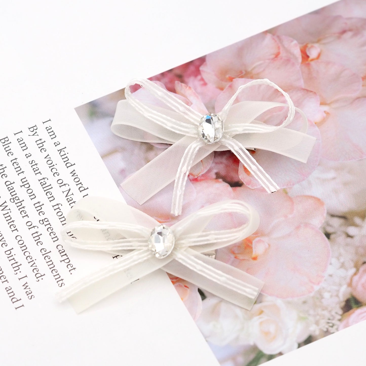 Bow Hair Pin Set - 3 colors