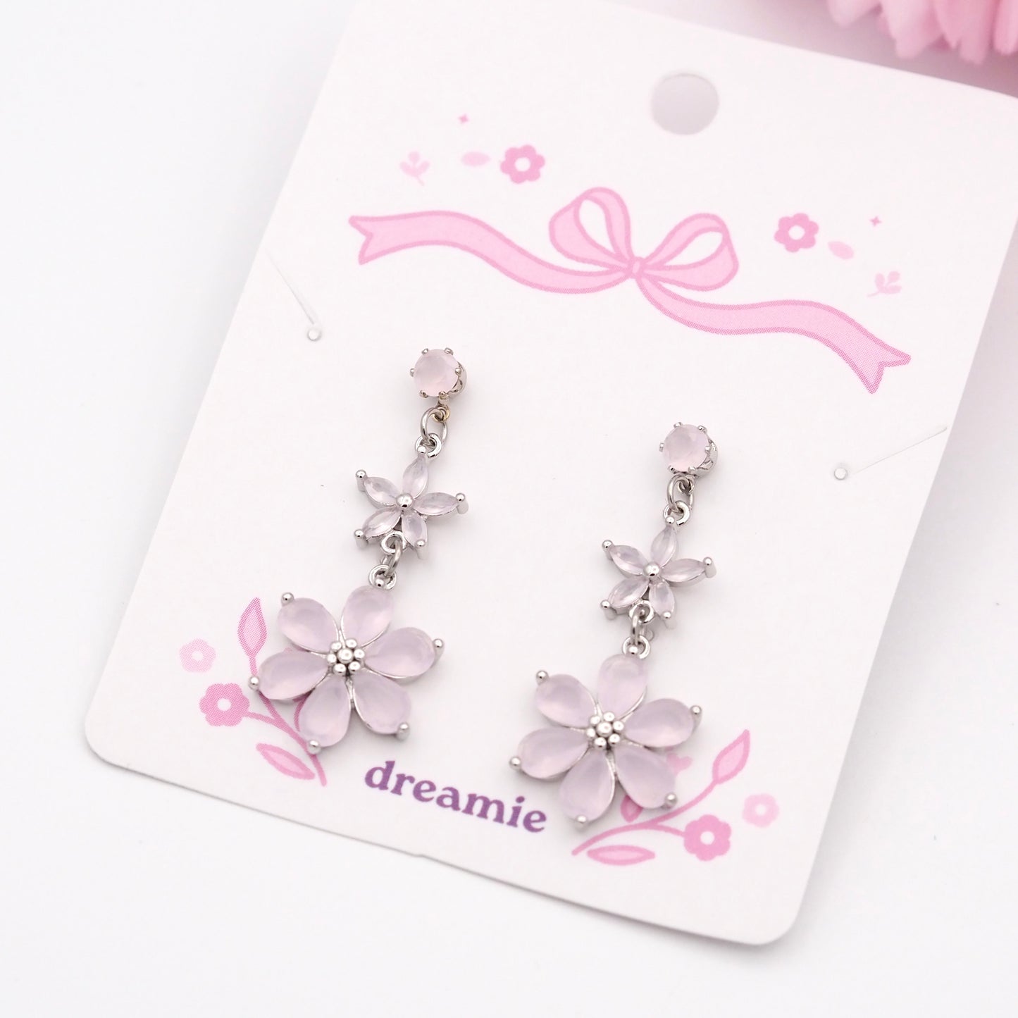 Fleur Gem Duo  Earrings