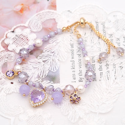 Wrapped in Love Bracelet - Purple