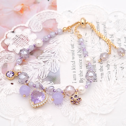 Wrapped in Love Bracelet - Purple