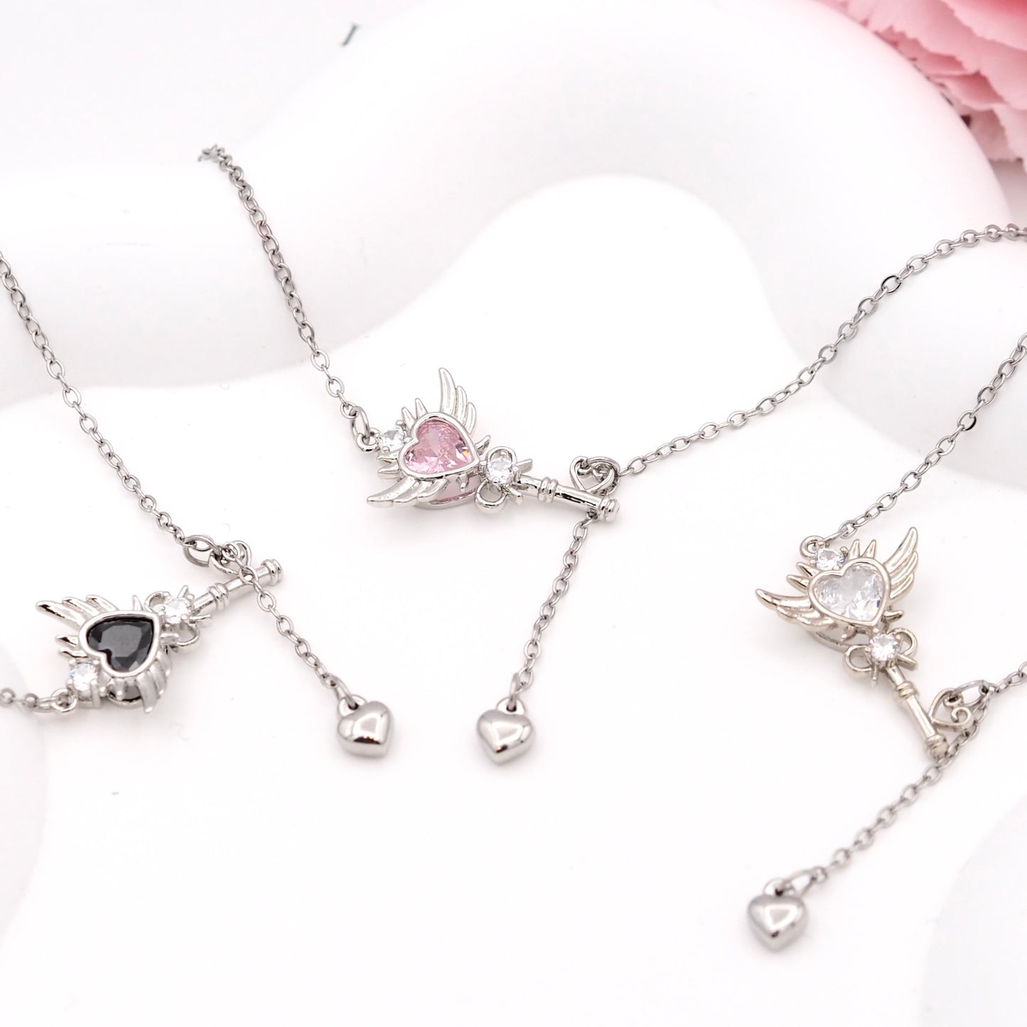 Sailor Moon Heart Necklace - 3 colors