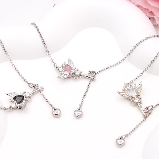Sailor Moon Heart Necklace - 3 colors