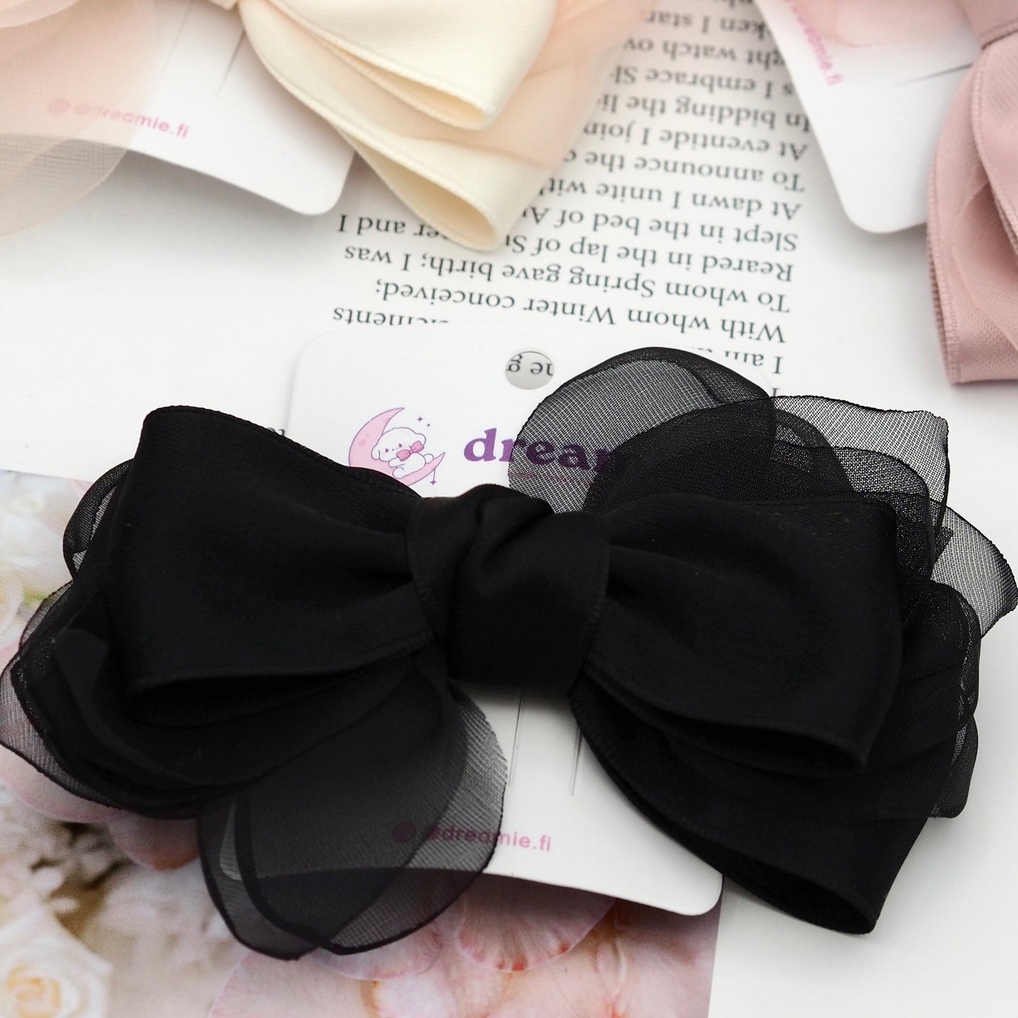 Petal Bow Hair Clip