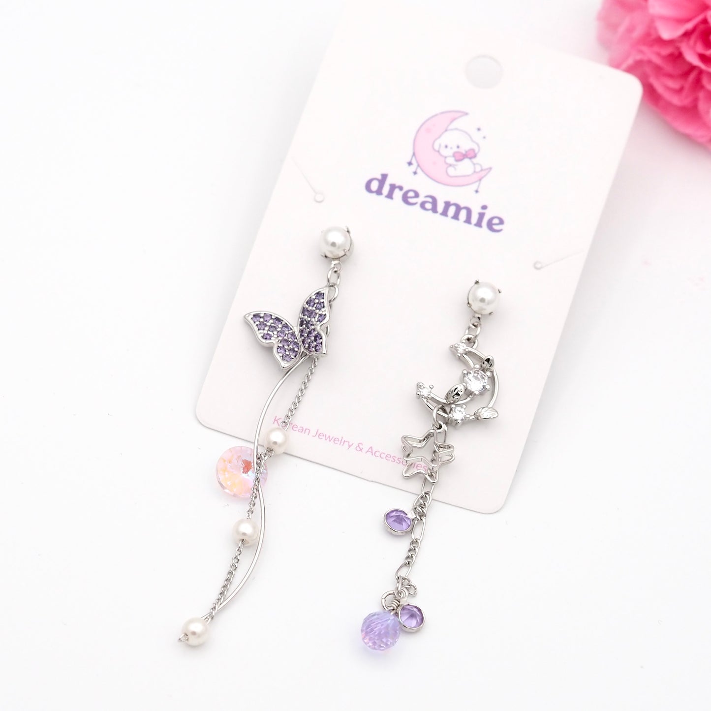 Violet Flight Earrings
