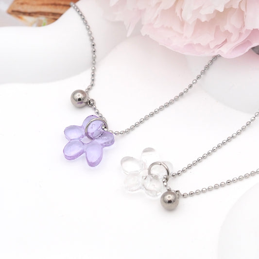 Blossom of Glass Light Necklace