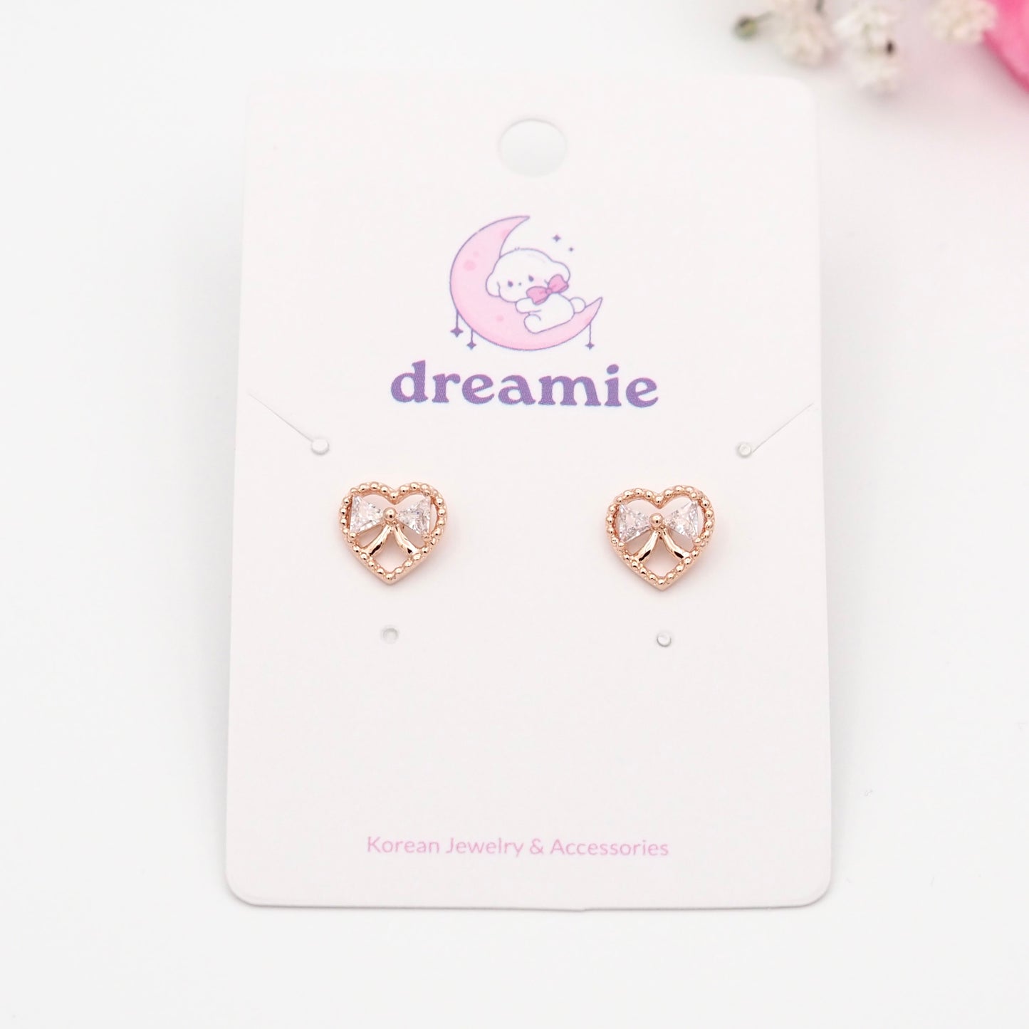 Sweetheart Ribbon Earrings