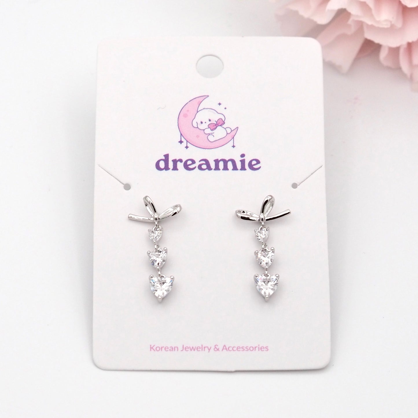 Crystal Bow Earrings