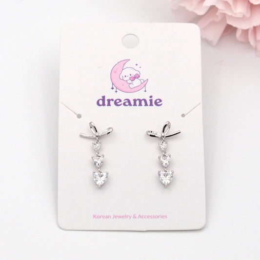 Crystal Bow Earrings