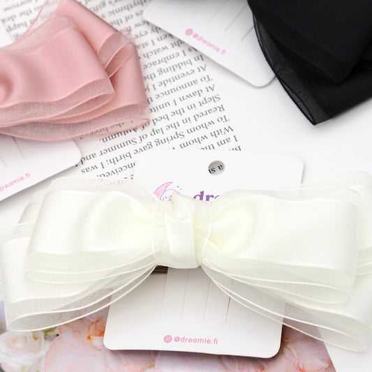 Chiffon Bow Hair Clip