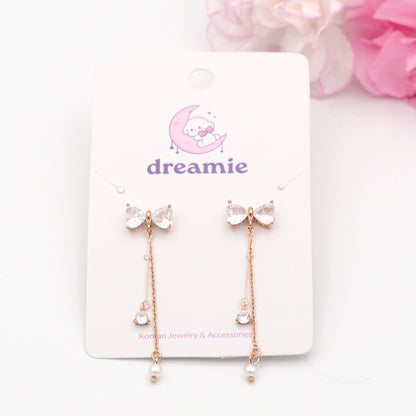 Ribbon Chaînette Earrings