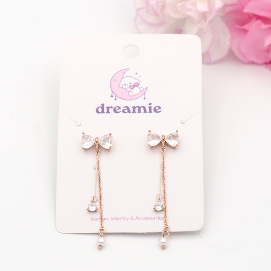 Ribbon Chaînette Earrings