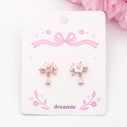 Mother of Pearl Blossom Earrings