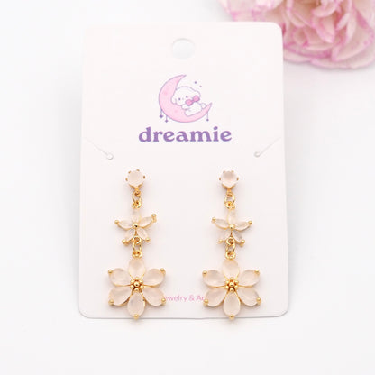 Fleur Gem Duo  Earrings
