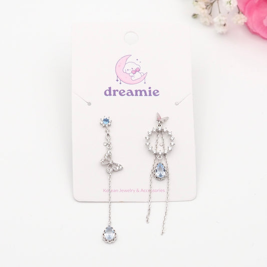 Crystal Sky Butterfly Earrings