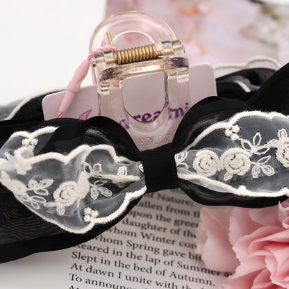 Handmade Rose Lace Hair Claw