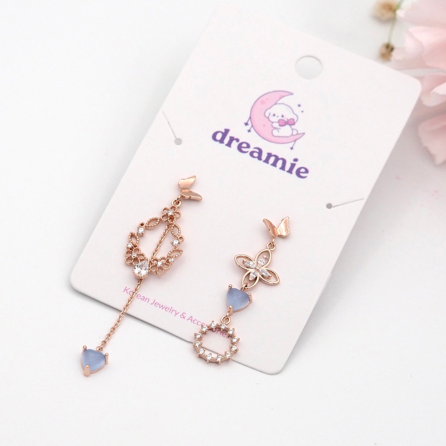 Sky Garden Earrings - Rose gold