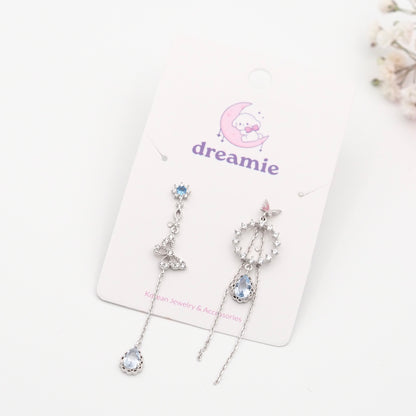 Crystal Sky Butterfly Earrings