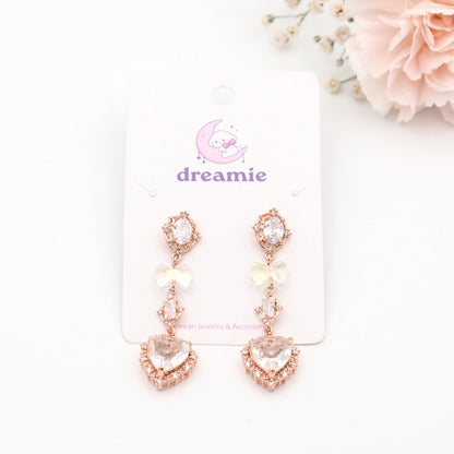 Falling Heartbeat Earrings