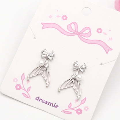 Mermaid Glow Earrings - Silver