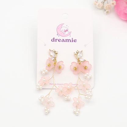 Blush Bell Blooms Earrings
