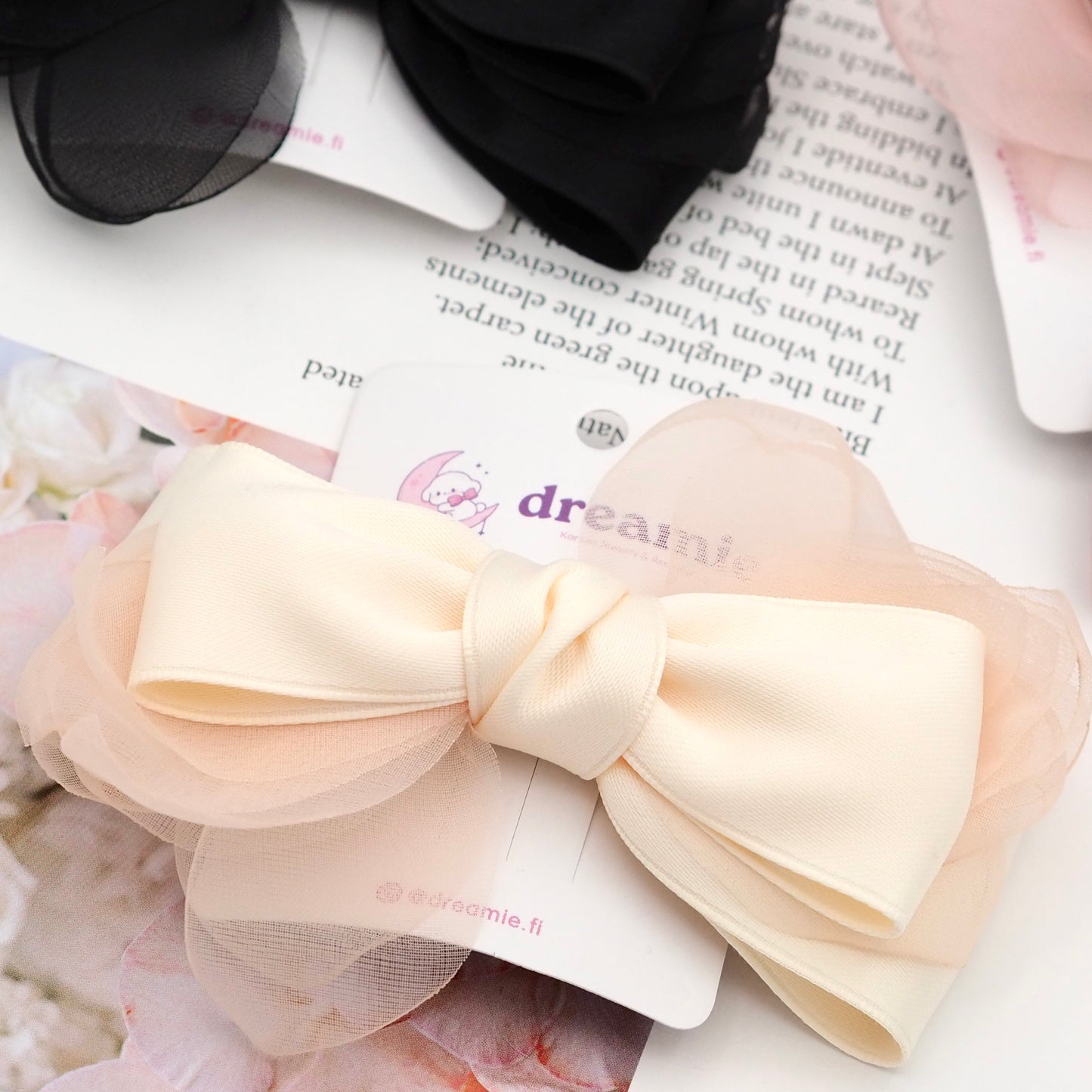 Petal Bow Hair Clip