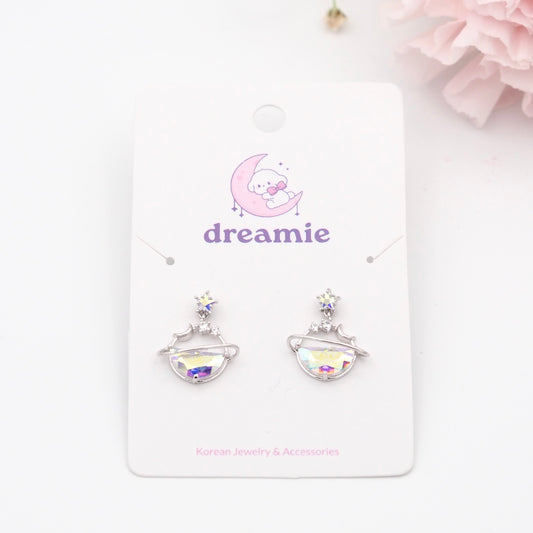 Crystal Luna Earrings