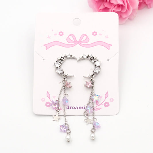 Rosy Starlight Earrings