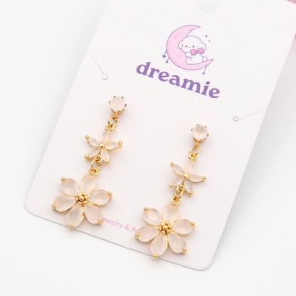 Fleur Gem Duo  Earrings