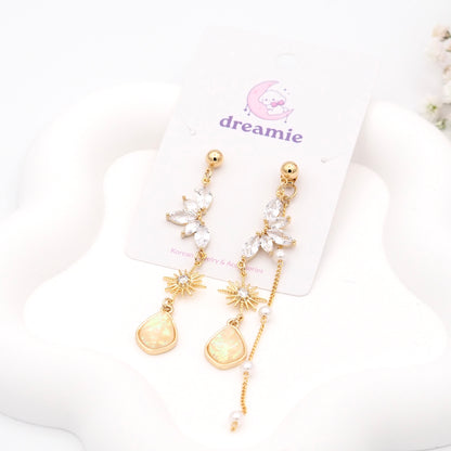 White Night Earrings