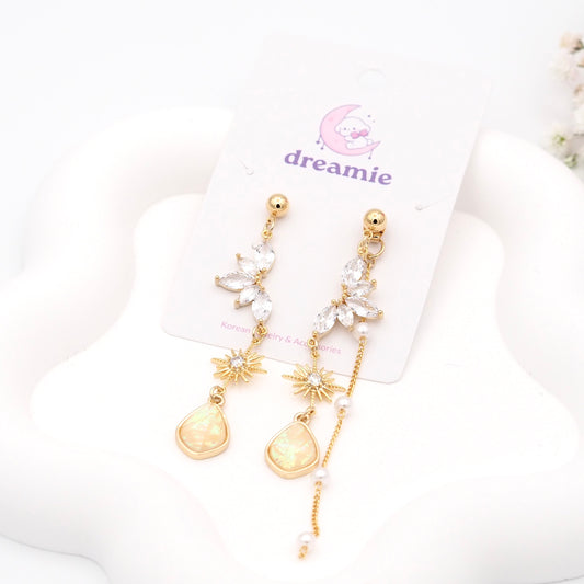 White Night Earrings
