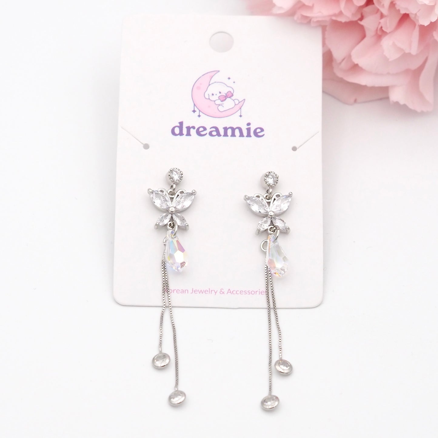 Butterfly Dazzle Drop Earrings